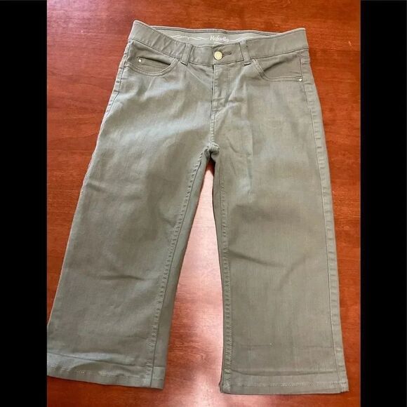 EUC Rafaella Green Jean Capris Size 6 ❤️🌻 #SS6 - Picture 2 of 6